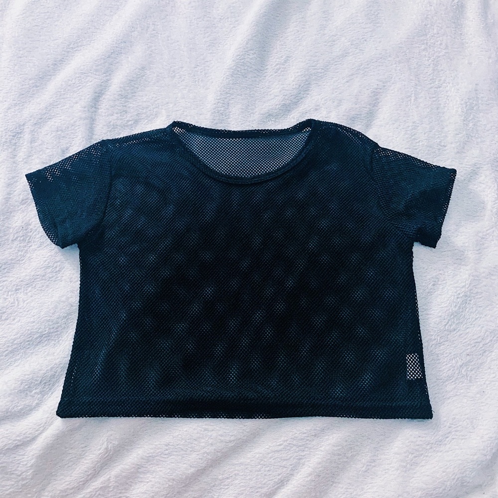Mesh crop top